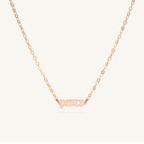 'PEACE' MINI AFFIRMATION NECKLACE