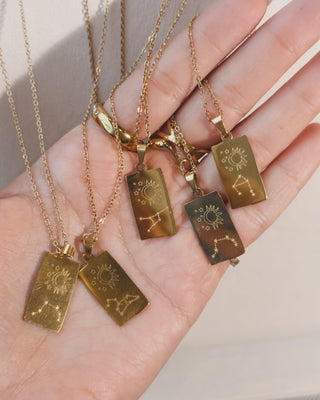 GEMINI TAROT CARD NECKLACE