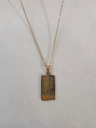 VIRGO TAROT CARD NECKLACE