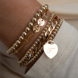 INITIAL STAMP BRACELET