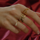RAEÉ FLUTED RING
