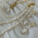 MARINA LINK PEARL NECKLACE