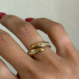 PAVÉ WRAP RING RING (SIZE 7)