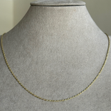 THIN ROPE CHAIN NECKLACE (26")