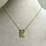 HEART TAG NECKLACE (16")