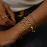 OVAL PERIDOT BRACELET