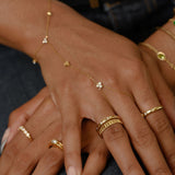 LOTUS HAND CHAIN BRACELET