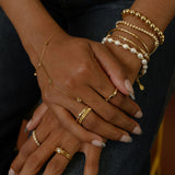 HAMMERED BANGLE BRACELET