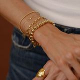 DOUBLE CHAIN DIAMOND BRACELET