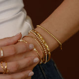 HAMMERED BANGLE BRACELET