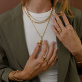 DUNE NECKLACE - TIGER'S EYE