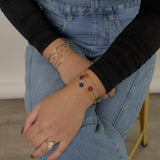 BIRTHSTONE BOUQUET BRACELET