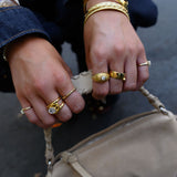 SOLITAIRE LOVE KNOT RING