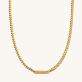 CUSTOM BAR CUBAN NECKLACE