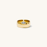 MARQUISE CIGAR BAND RING