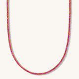 RUBY EVERYDAY TENNIS NECKLACE
