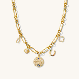 LUCKY GIRL CHARM NECKLACE