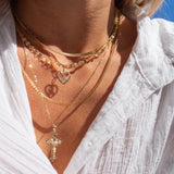 14K CHRISTOS NECKLACE