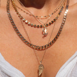 14K CURSIVE INITIAL NECKLACE