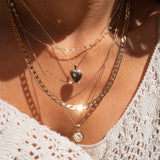 14K LOVE LOCKET NECKLACE