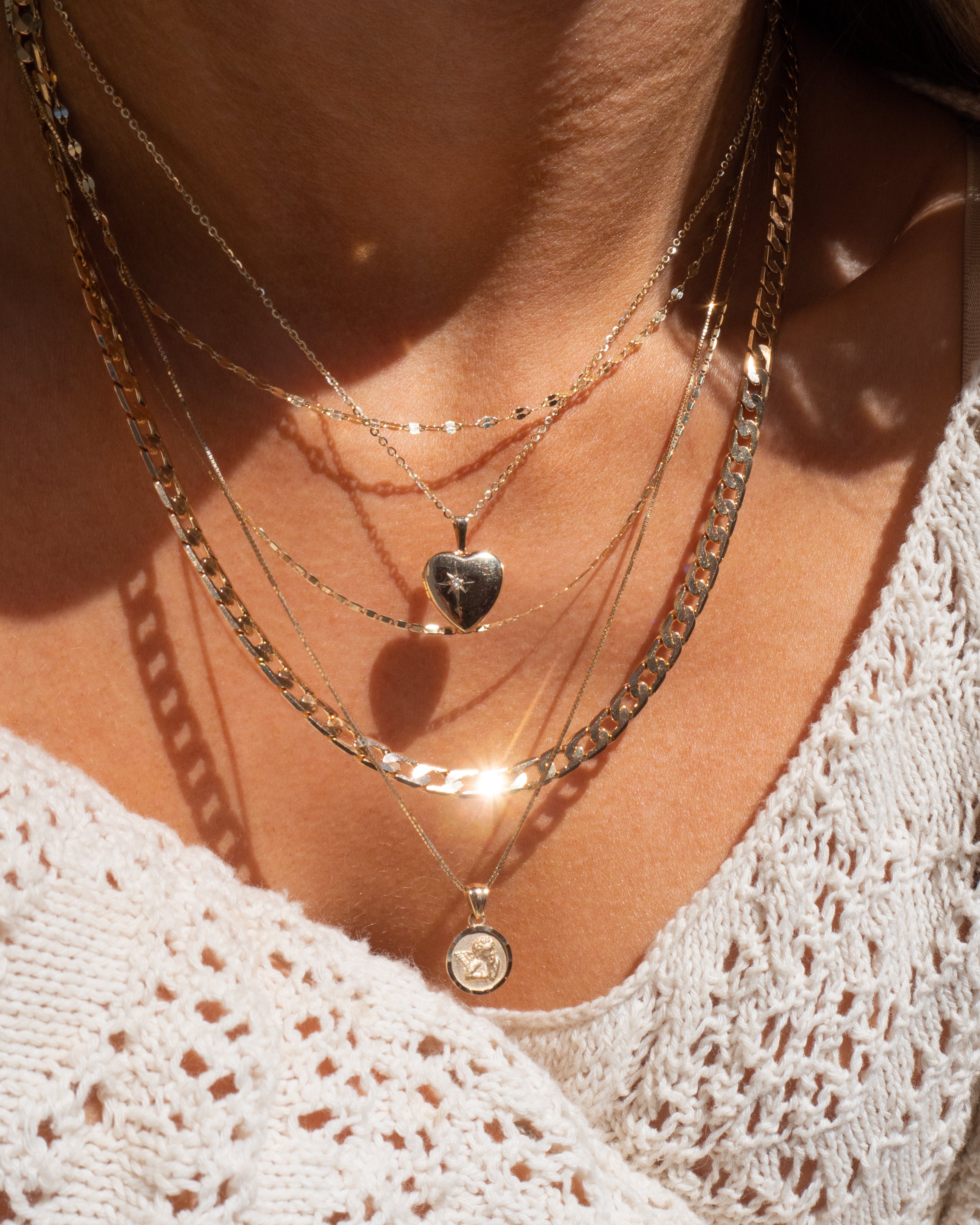 14K LOVE LOCKET NECKLACE