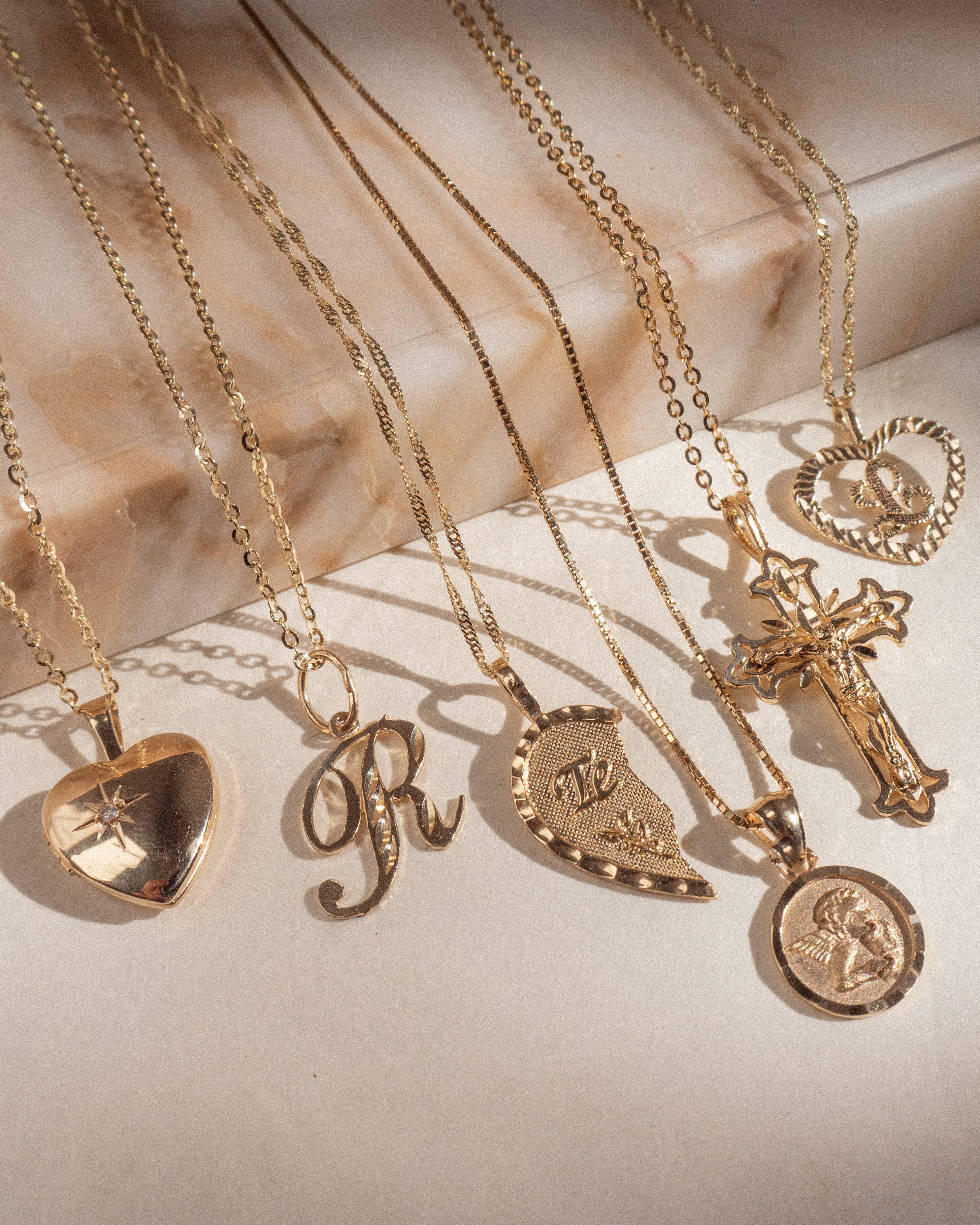 14K LOVE LOCKET NECKLACE