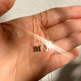 14K FANCY INITIAL NECKLACE