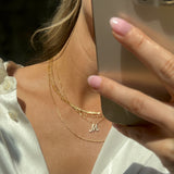 14K FANCY INITIAL NECKLACE
