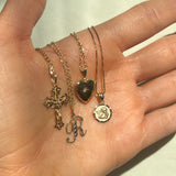 14K CURSIVE INITIAL NECKLACE