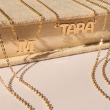14K BUBBLE NAME NECKLACE