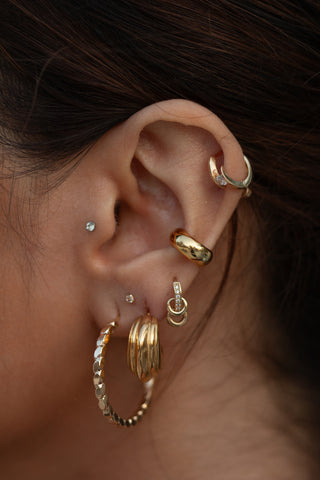 14K MINI MALIA EARRING