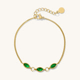 EMERALD MARQUISE BRACELET