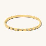 DIAMOND INLAY BANGLE BRACELET