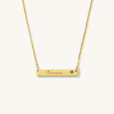 LENNON BIRTHSTONE NECKLACE