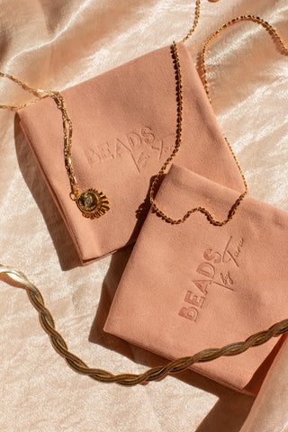 SUEDE JEWELRY POUCH