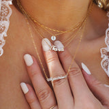 MINI CIRCLE INITIAL NECKLACE