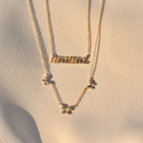 14K DIAMOND BUTTERFLY NECKLACE