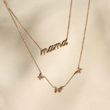 14K DIAMOND BUTTERFLY NECKLACE