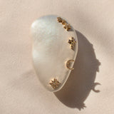 14K CROSS DIAMOND EARRING