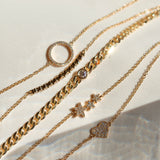 14K SHOOTING STAR DIAMOND BRACELET