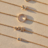 14K SHOOTING STAR DIAMOND BRACELET